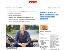 Tablet Screenshot of internetmarketing-network.ryze.com