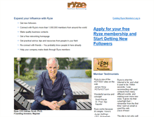 Tablet Screenshot of nichemarketing-network.ryze.com